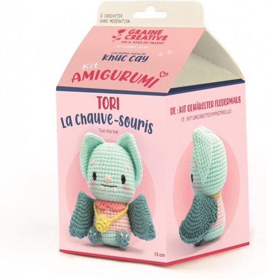 DIY Haakpakket - Vleermuis Amigurumi Kit
