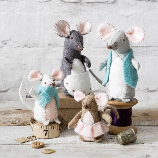 Felt package - Mouse family