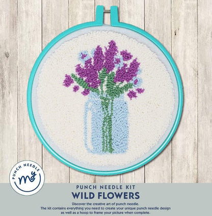 Punch Needle Kit - Wild Flowers (PN04)