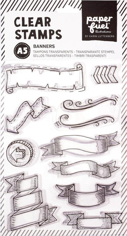 Clear Stamp - Banners