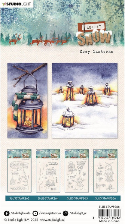 Clear Stamp - Let it Snow - Cozy Lanterns 266