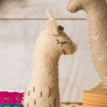 Llama felt craft kit