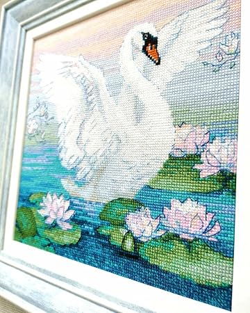 Embroidery kit - White Swan