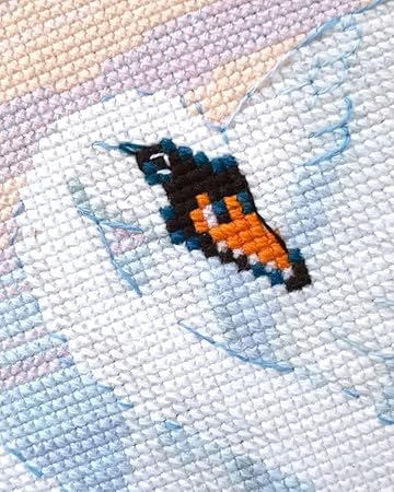 Embroidery kit - White Swan