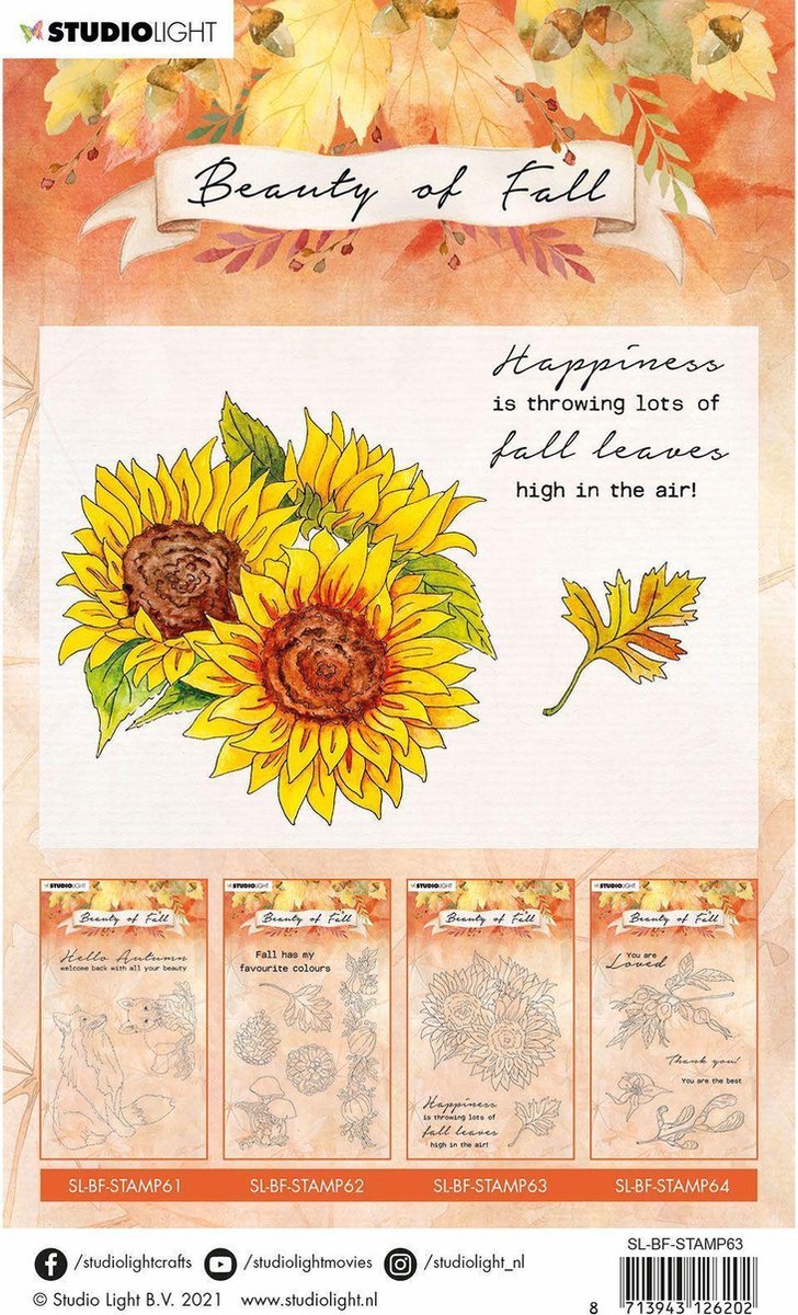 Clear Stamp - Beauty of Fall 63 - Sunflower