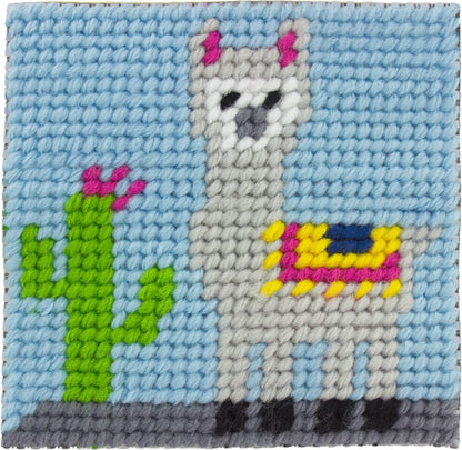 Borduurpakket Voor Kinderen - Llama