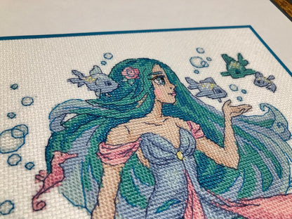 Embroidery kit - Little Mermaid Rosalina