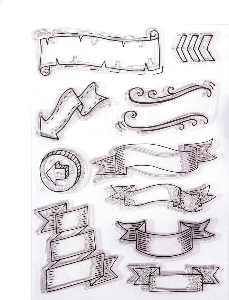 Clear Stamp - Banners
