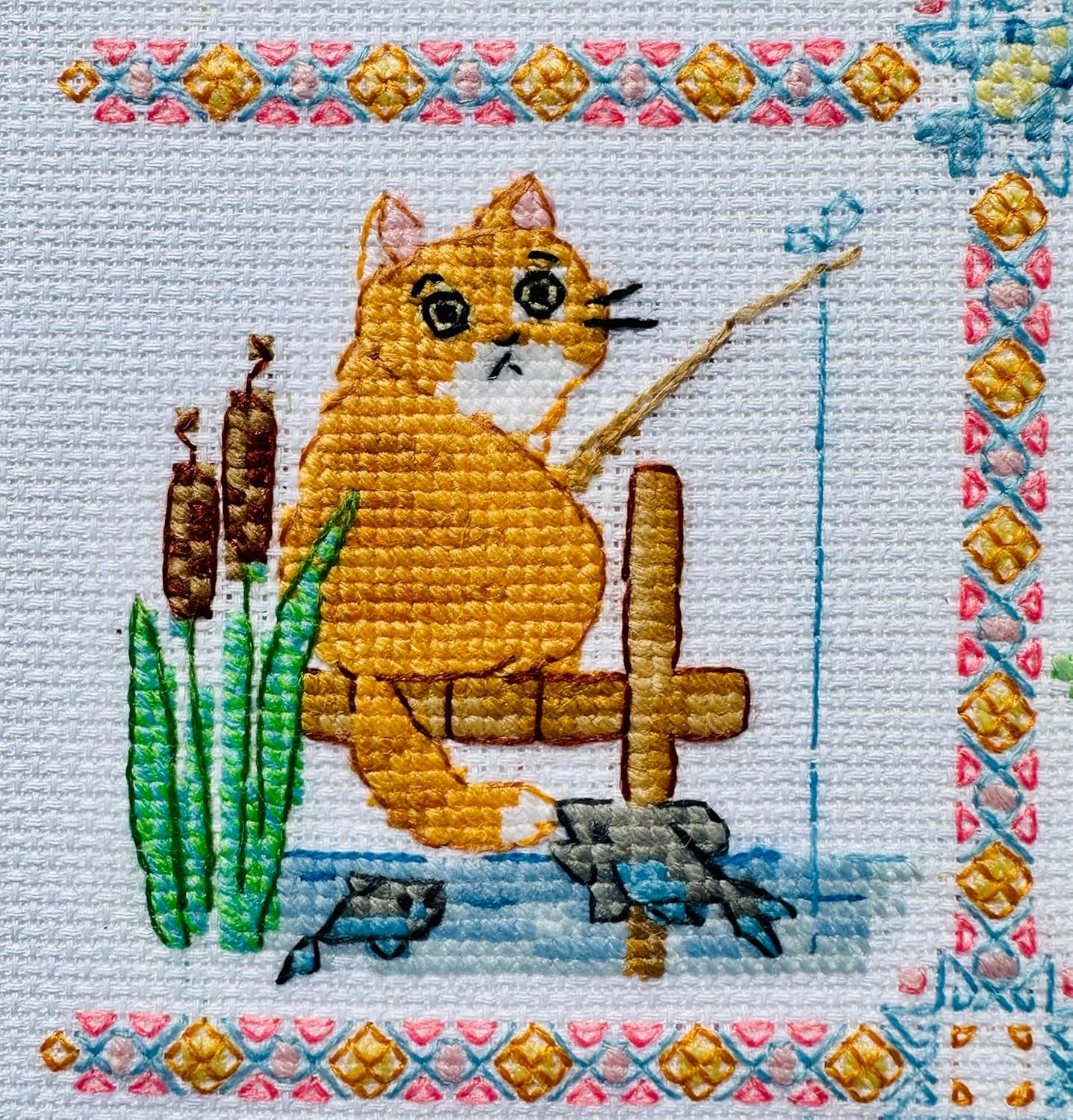 Embroidery kit - Cat Calendar 2136