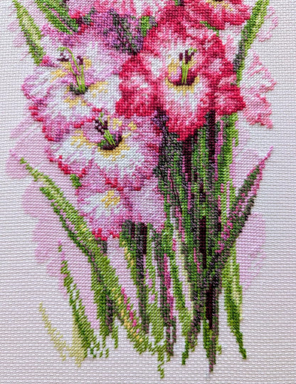 Embroidery kit - Charming Gladioli 1994