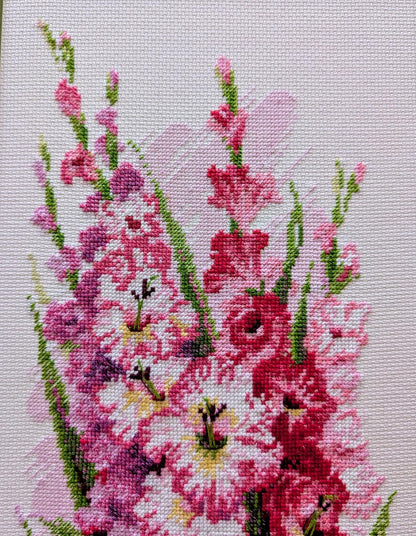 Embroidery kit - Charming Gladioli 1994