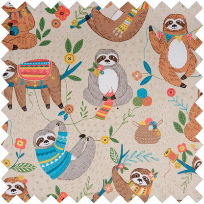 Knitting bag - Sloth - 16x43x17 cm