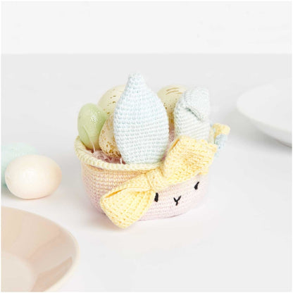 DIY Haakpakket - Ricorumi Paasmandje Konijn - Pastel