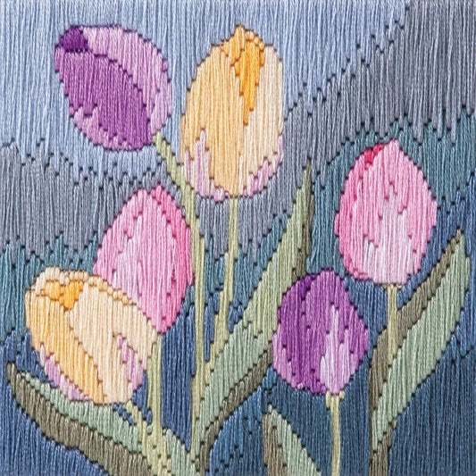 Kit de broderie point de tension - Tulipes DWSLS13