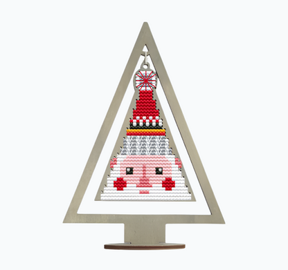 Embroidery kit Christmas tree - Santa