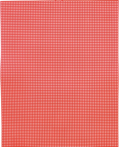 Toile plastique 7 ct - 26x34 cm - Couleurs variées