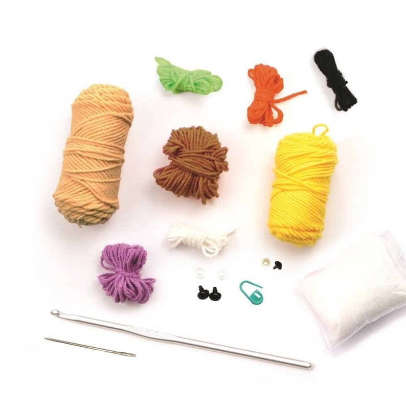 DIY Crochet Kit - Beaver Amigurumi Kit