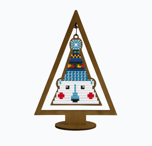 Borduurpakket Kerstboom - Bear