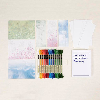 Wenskaarten Borduurpakket - Nature