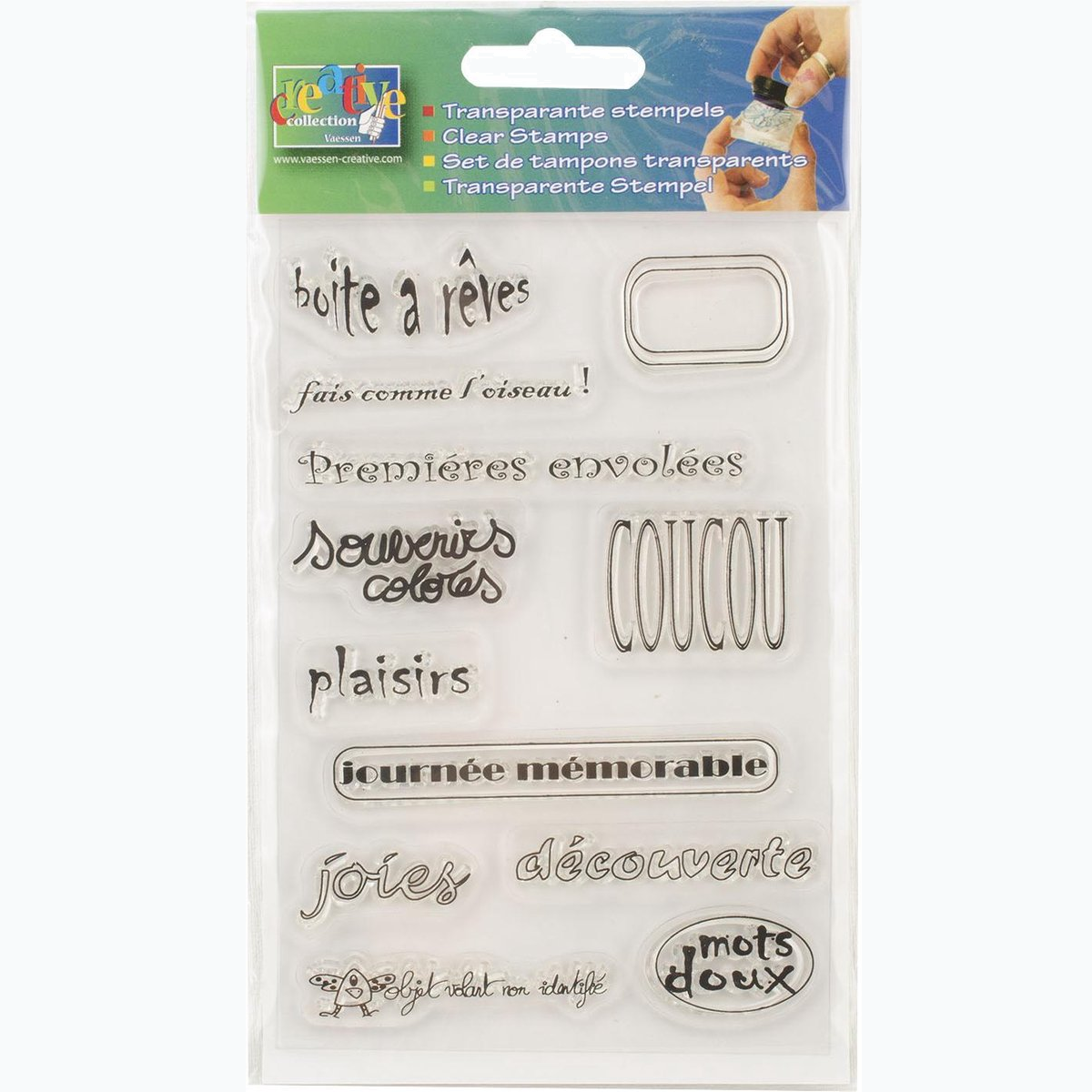 Clear Stamp - Franse Teksten