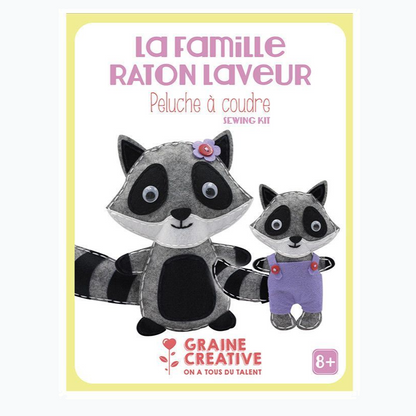 Kit de couture - Peluches Famille Raton Laveur 750715
