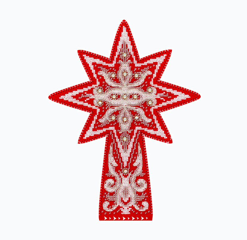Borduurpakket Kerstboomhanger - Frost Patterns: Star ST1080