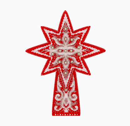 Borduurpakket Kerstboomhanger - Frost Patterns: Star ST1080