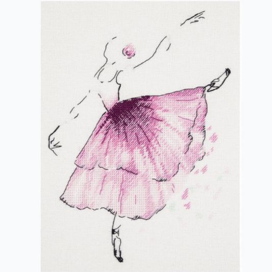 Embroidery kit - Ballerina, Anemone