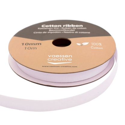 Lint Katoen - Wit - 10mm