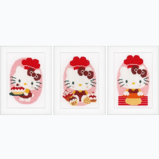 Borduurpakket - Miniatuur Hello Kitty In De Bakkerij PN-0154976