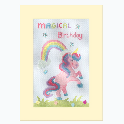 Greeting Card Embroidery Kit - Magical Birthday XGC49