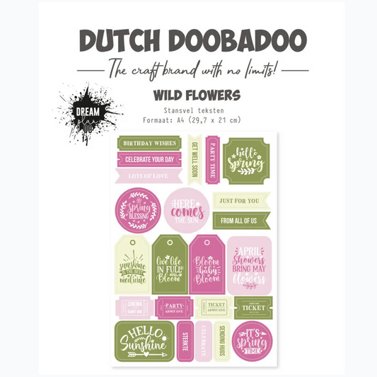 DDBD Stansvel - Wild Flowers Teksten