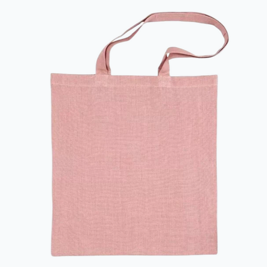 Embroidery Tote Bag - Pink