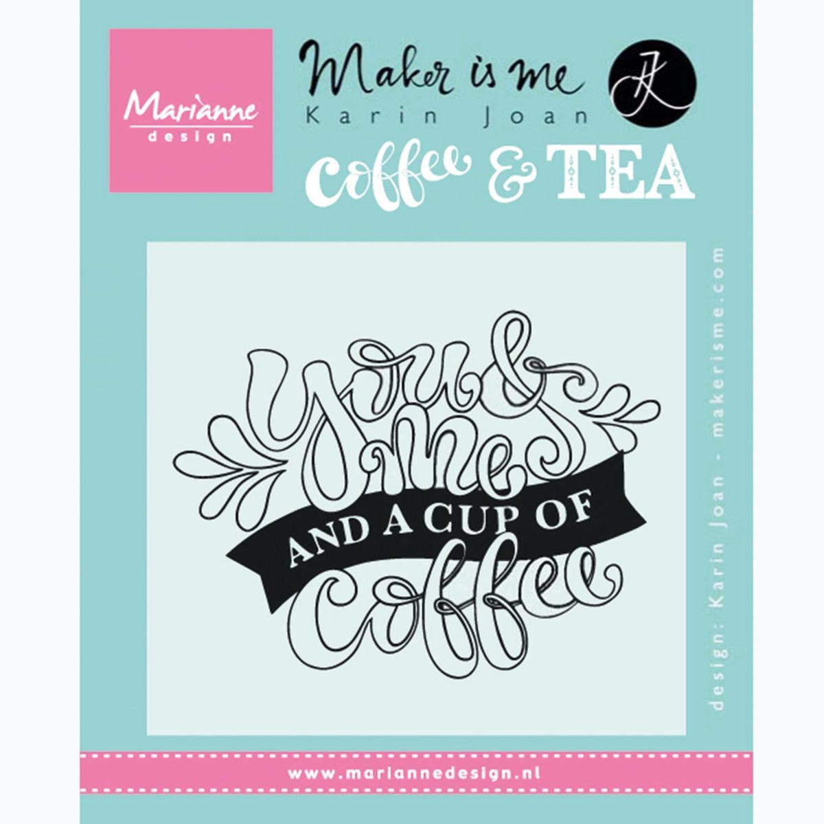 Clear Stamp - You & Me And A Cup Of Coffee KJ1709