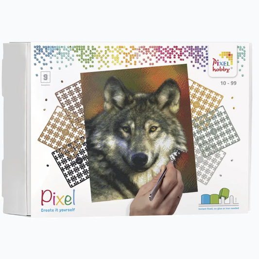 Pixelhobby - Pixel Classic 9 Basisplaten - Wolf 90047