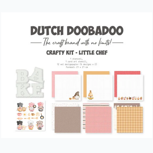 Papierset - DDBD Crafty Kit - Little Chef