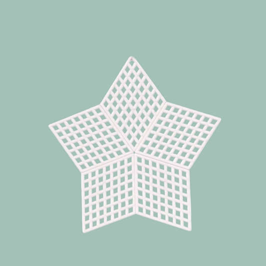 Étoile en plastique Stramien Petite