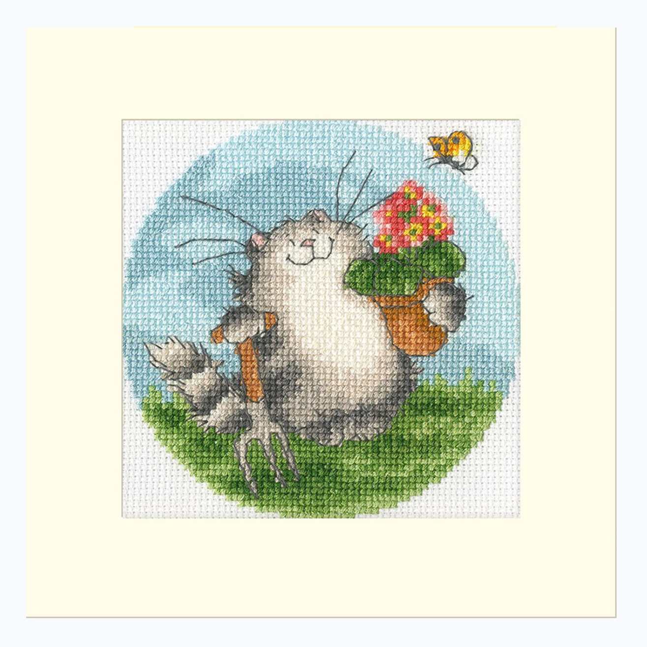 Greeting Card Embroidery Kit - Seeds of Love XGC46