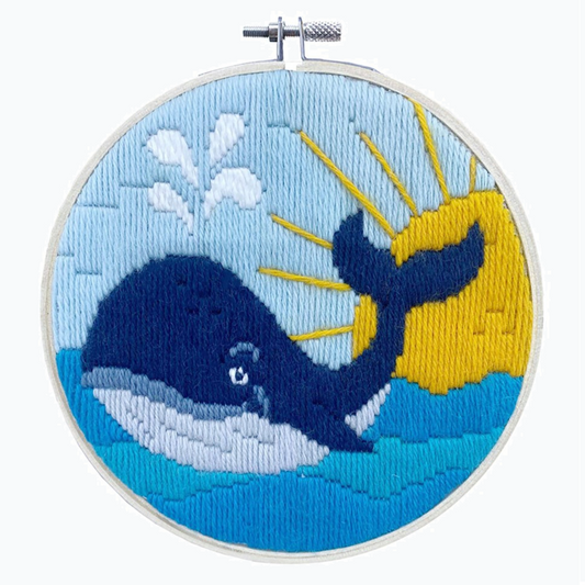 Kit de broderie point de tension - Chant de baleine LST3-003
