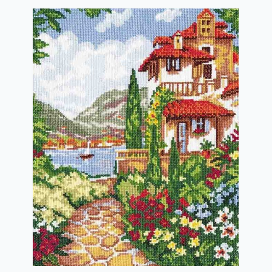 Borduurpakket - Villa By The Sea 48-01
