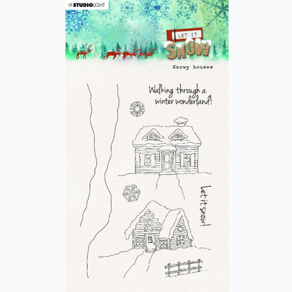 Clear Stamp - Let it Snow - Snowy Houses 264