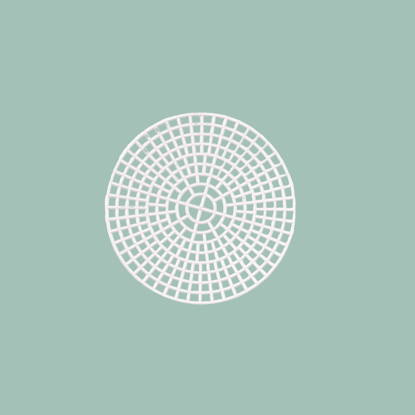 Disques ronds en plastique Stramien petit format - 7 unités