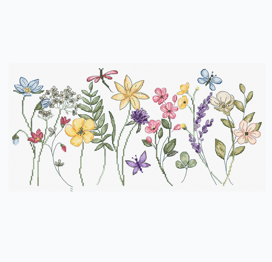 Borduurpakket - Summer Bloom LETI-L8094