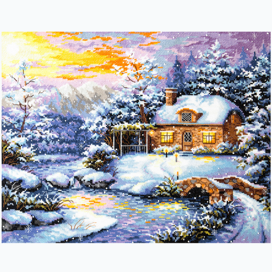Kit de broderie - Conte d'hiver (Aiguille magique)