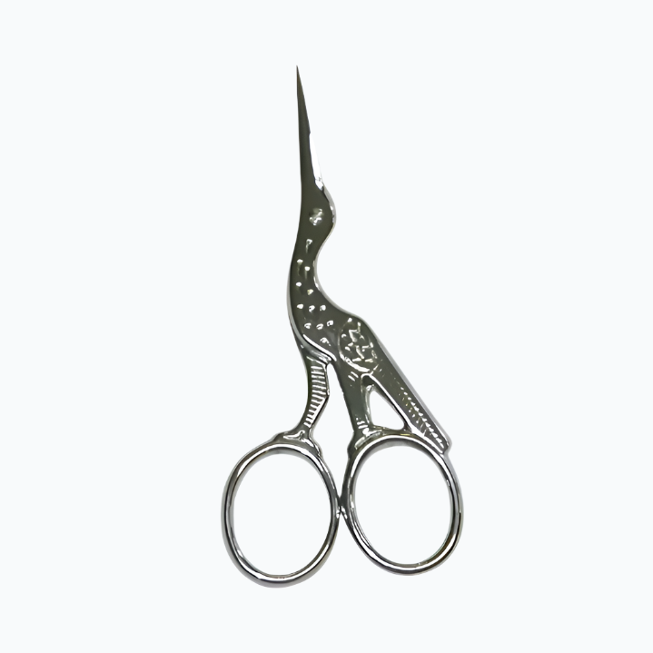 Embroidery scissors stork
