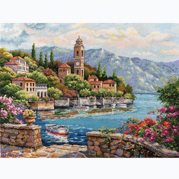 Cross Stitch Embroidery Kit - Lake Como K175