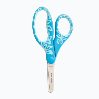 Kinderschaar 12 cm - Turquoise Bloemen