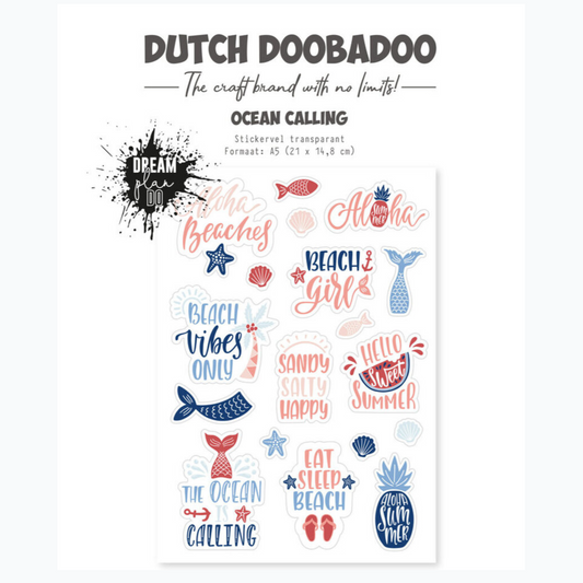 DDBD Sticker Art - Ocean Calling