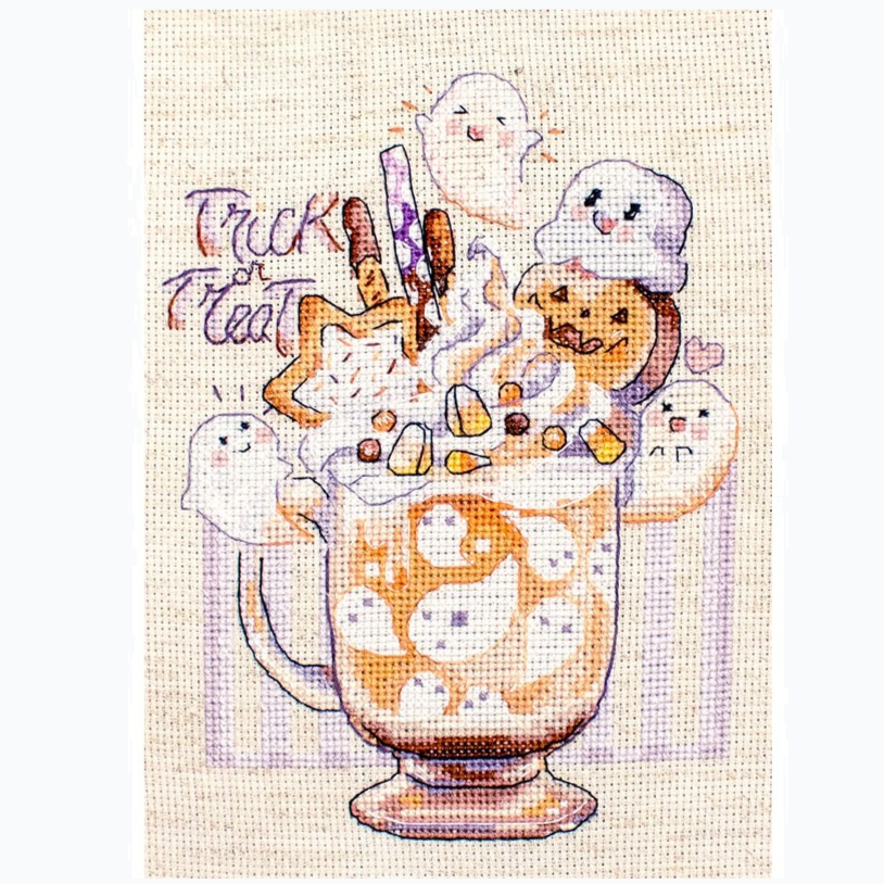 Embroidery kit - Trick or Treat (Letistitch)