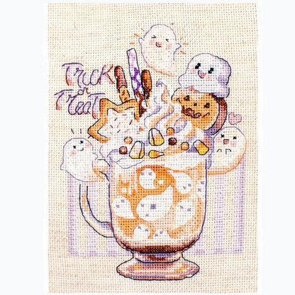 Embroidery kit - Trick or Treat (Letistitch)